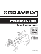 Gravely 071-Professional G User manual