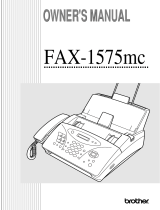 Brother FAX-202 User manual