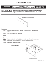 Dacor AERB30G09 User manual