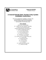 Audiovox AA-RS30CS User manual