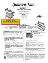 Quadra-Fire GARNET-D-MBK Owner's manual