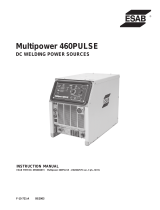 ESAB MultiPower 460 Pulse User manual