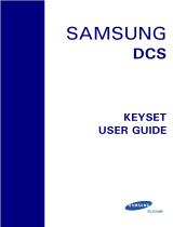 DCS Compact DCS KEYSET User manual