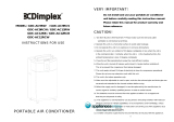 Dimplex GDC-AC12RB Owner's manual