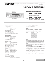 Clarion DXZ746MP User manual