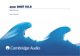 Cambridge Audio Azur 640T User manual
