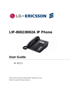 Ericsson LIP-8002 User manual