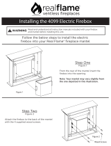 Real Flame Firebox 4099 Installation guide