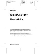 Epson FX-880+ User manual