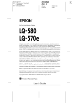 Epson 570e - LQ B/W Dot-matrix Printer User manual