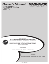 Magnavox 20MF605T - 20" Lcd Tv User manual