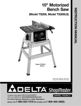 Delta ShopMaster TS200LS User manual