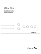 Myryad MDV 300 User manual