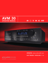 Anthem AVM 30 User manual