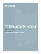 Yamaha TENORI-ON Owner's manual