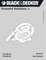 Black & Decker PD1200 User manual