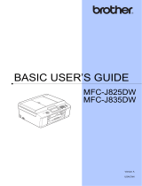 Brother BRTMFCJ825DW User manual