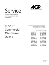 ACP Microwave Oven User manual