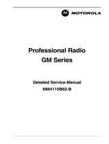 Motorola GM Series User manual