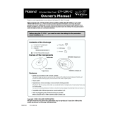 Roland CY-12R/C Owner's manual