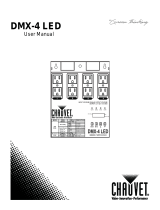 Chauvet DMX-4 LED User manual