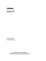 Compaq COMPAQ PROLIANT CL1850 SERVER Owner's manual
