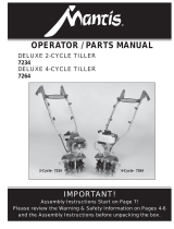 Mantis 2-Cycle Garden Cultivator Owner's manual