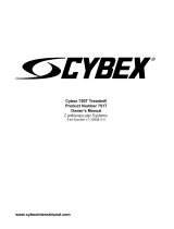 CYBEX 751T Owner's manual