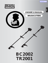 Zenoah TR2001 User manual