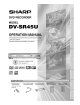 Sharp DV-SR45U User manual