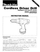 Makita 6203DWAE User manual