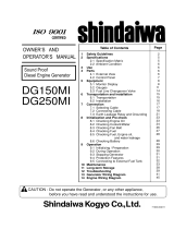 Shindaiwa DG250MI User manual