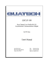 Quatech QSC(LP)-100 User manual