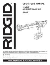 RIDGID R84040 User manual
