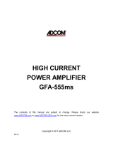 Adcom GFA-575se User manual