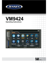 Jensen VM9424 Operating instructions