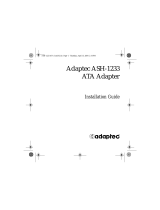 Adaptec ASH-1233 Installation guide