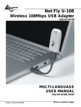 Atlantis Wireless 108Mbps USB Adapter Net Fly U-108 User manual