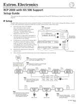 Extron RCP 2000 User manual