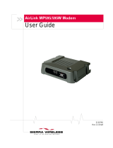 Sierra MP595 User manual