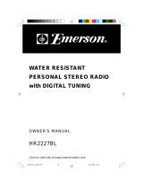 Emerson HR2227BL User manual