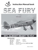 Black Horse Model Sea Fury User manual