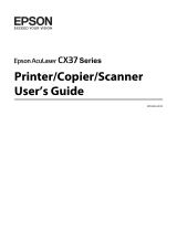 Epson AcuLaser CX37DN  Guide User manual