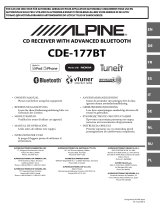 Alpine CDE-177BT Owner's manual