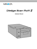 Konica Minolta DIMAGE SCAN MULTI II User manual