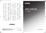 Yamaha DSP-AX861SE User manual