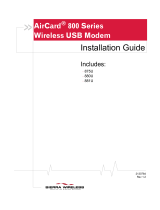 Sierra Wireless AirCard 880U Installation guide