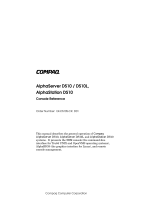 Compaq ALPHASERVER DS10 Operating instructions