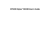 Epson Stylus NX230 User manual