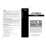 Roland VS-1824CD Owner's manual